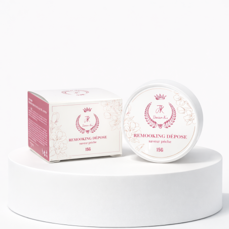 Remooking Dépose Saveur Pêche - Pour une Dépose Douce et Parfumée 15 G